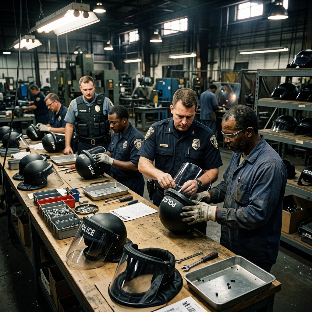 First Tactical Anti-Riot Helmet Line